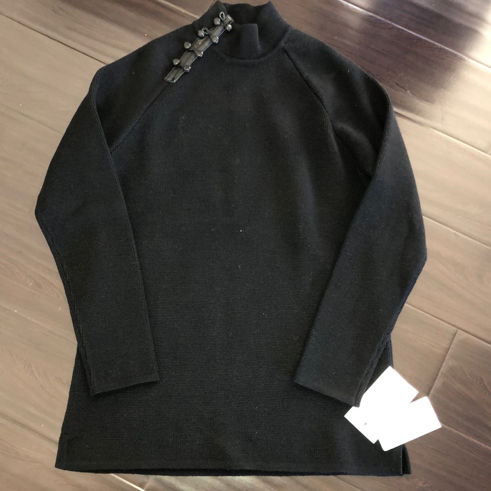Dana Buchman Black Turtleneck Sweater